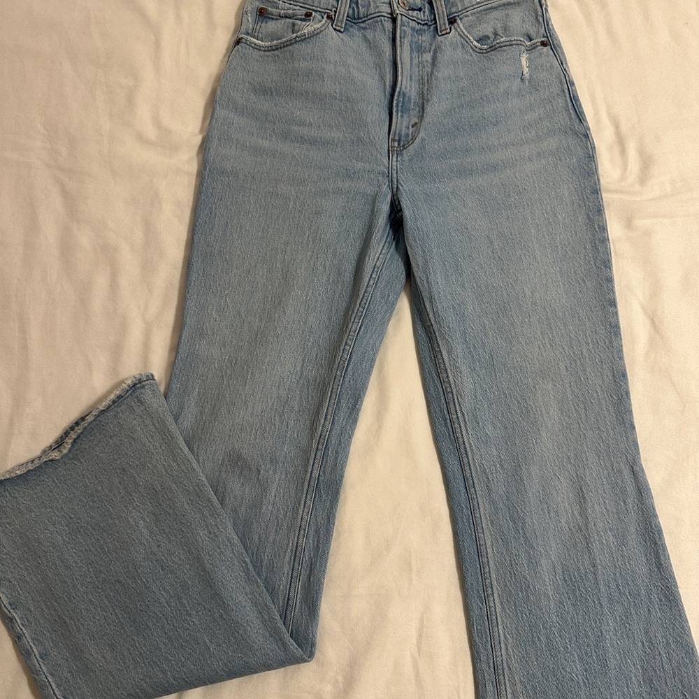 Abercrombie The Vintage Flare High Rise Curve Love LONG